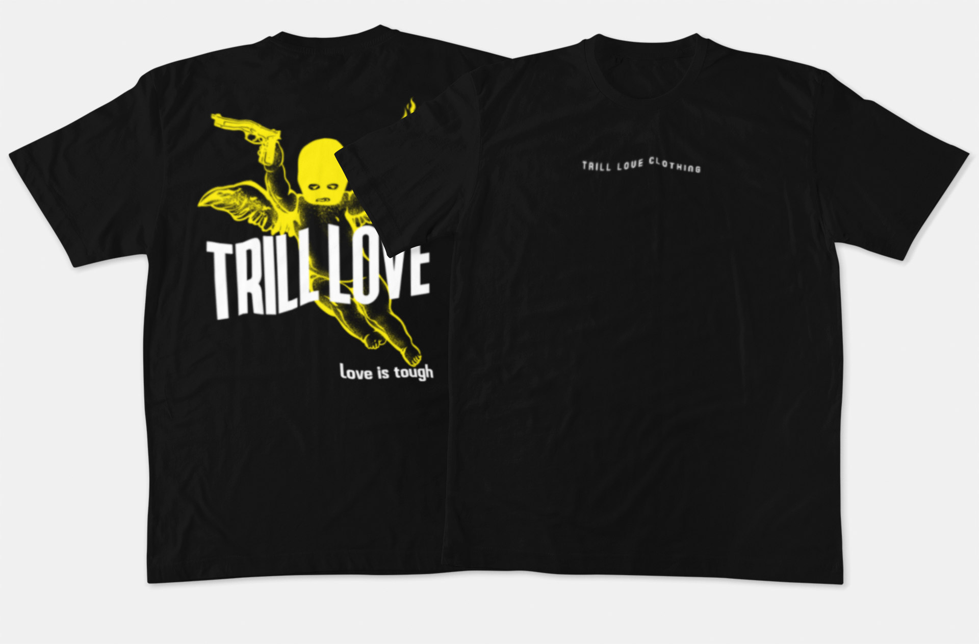 Trill Love x Angel graphic tee